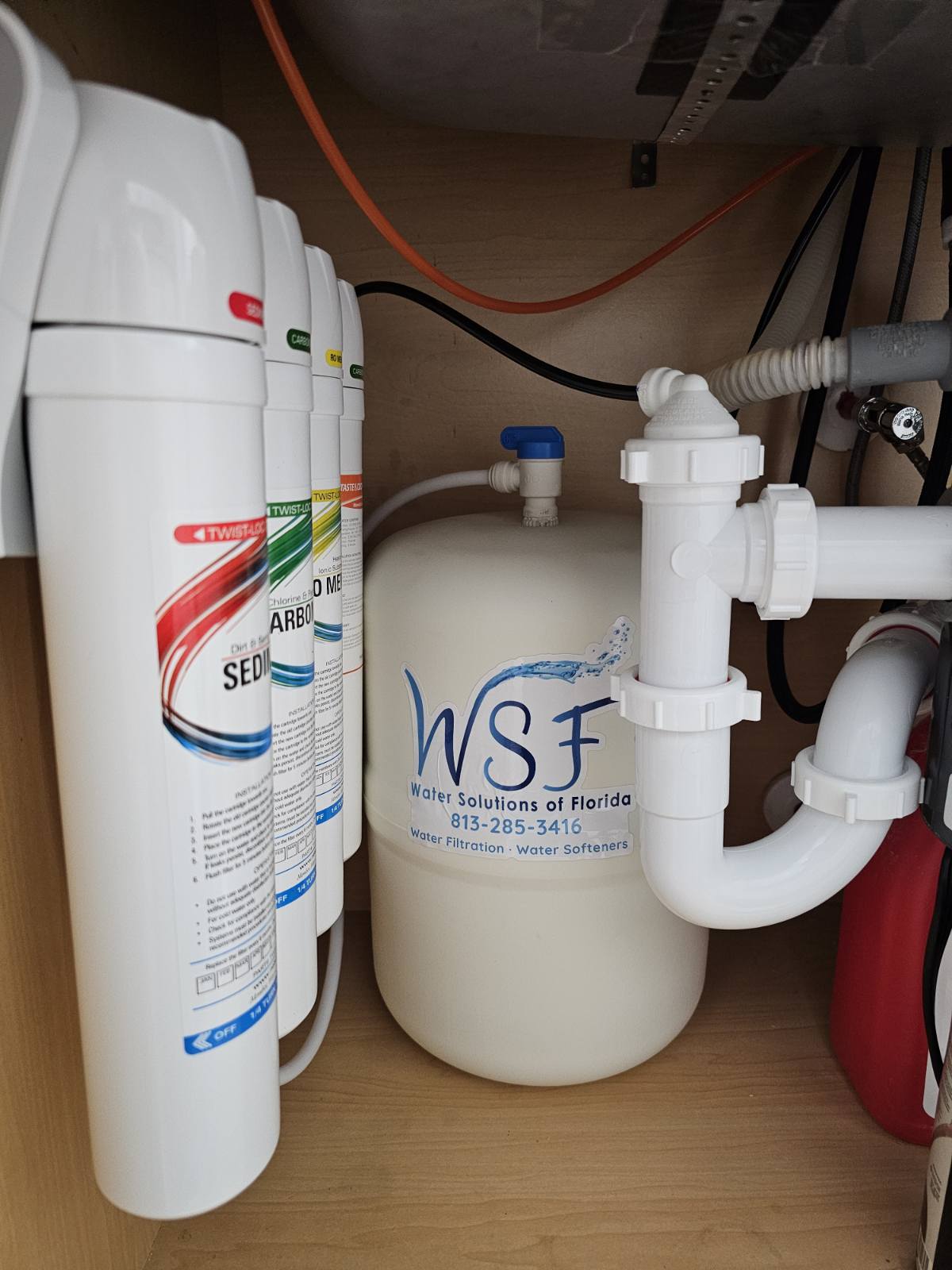 Reverse Osmosis Water Filtration System Under Sink
